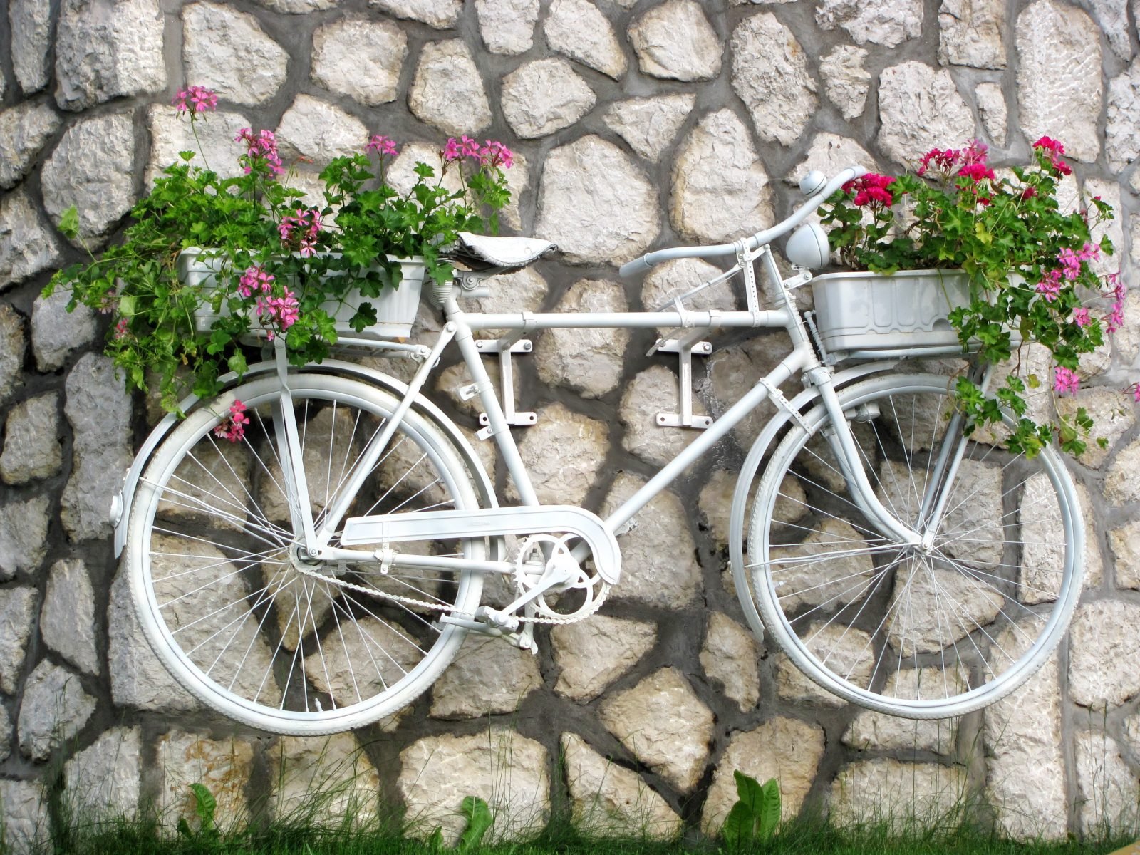 casa con bicicletas
