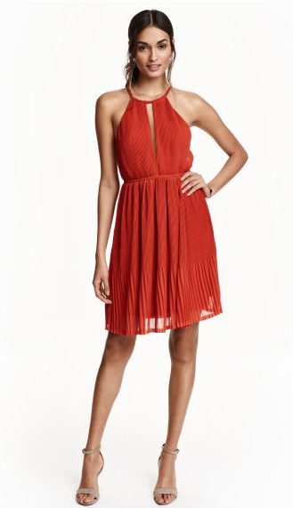 vestido espalda al aire H&M