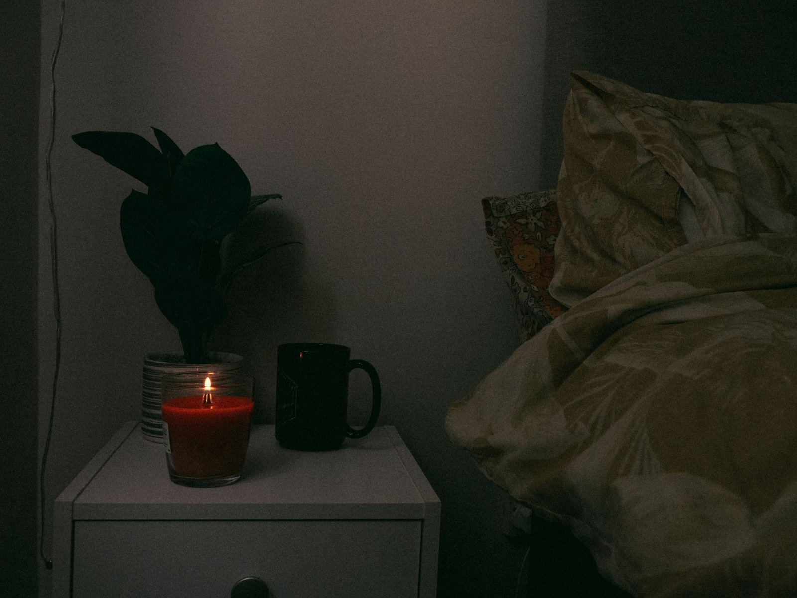 Dormitorio preparado para dormir